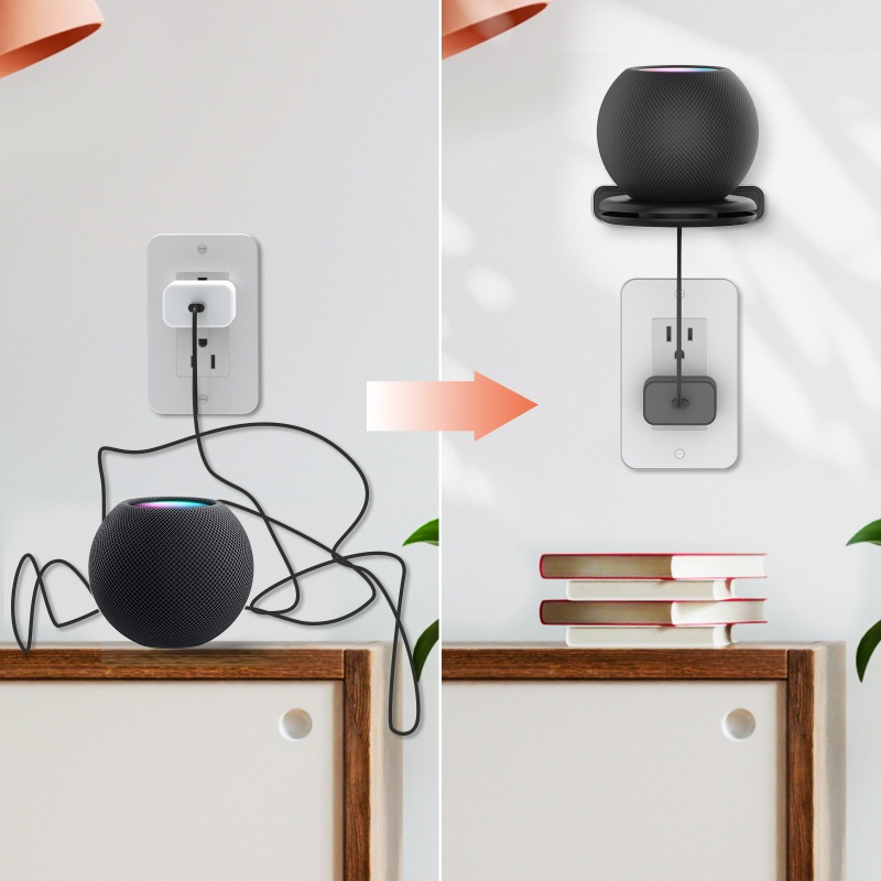 Cre Bracket Dinding Dudukan Smart Speaker HomePod Mini Bisa Dilepas