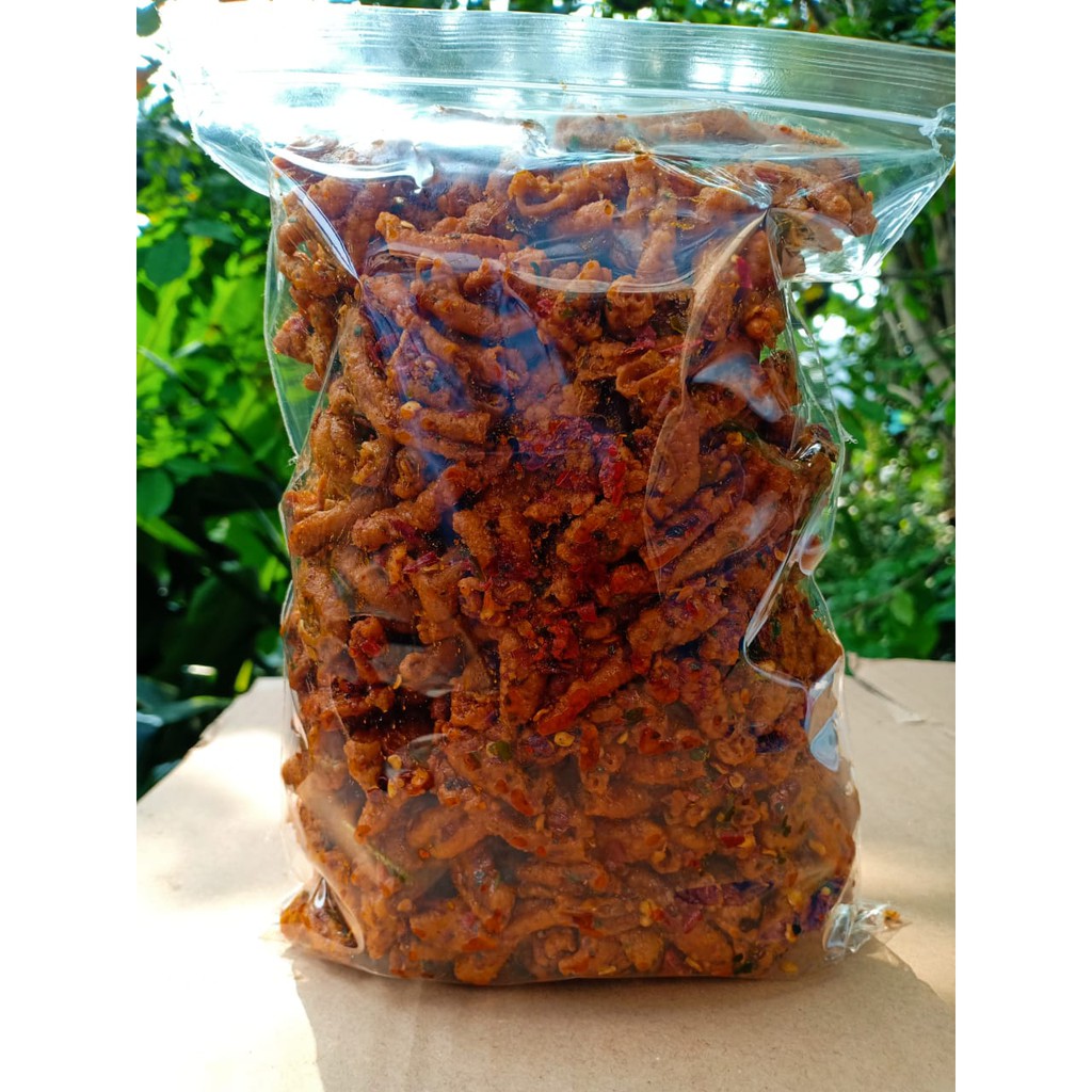 Jual Keripik Usus Pedas Daun Jeruk 1 Kg Shopee Indonesia