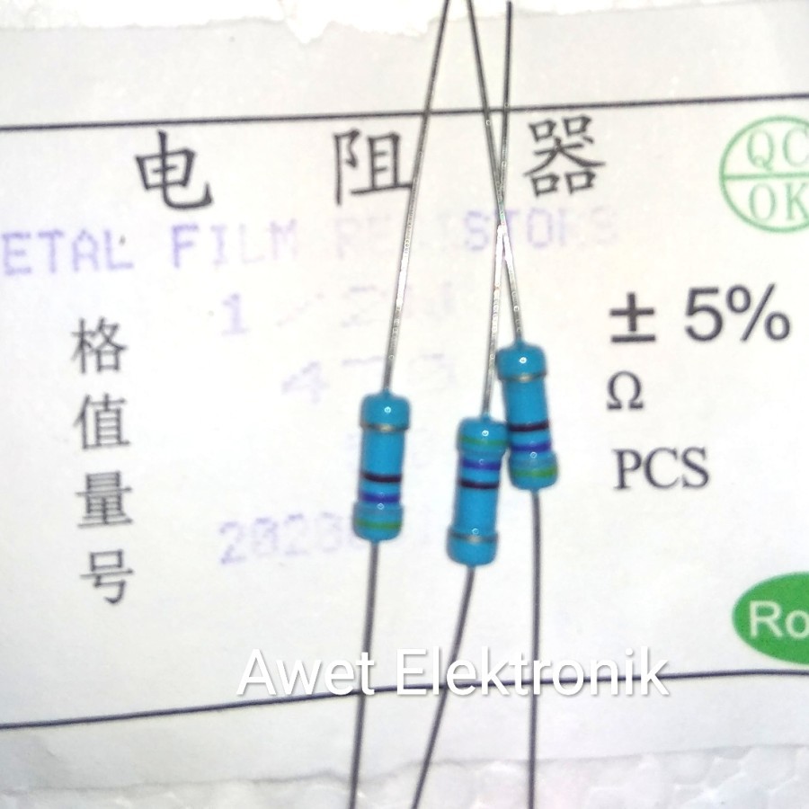 resistor 470 ohm 1/2 watt resistor 470r 1/2w resistor 470R 1/2W