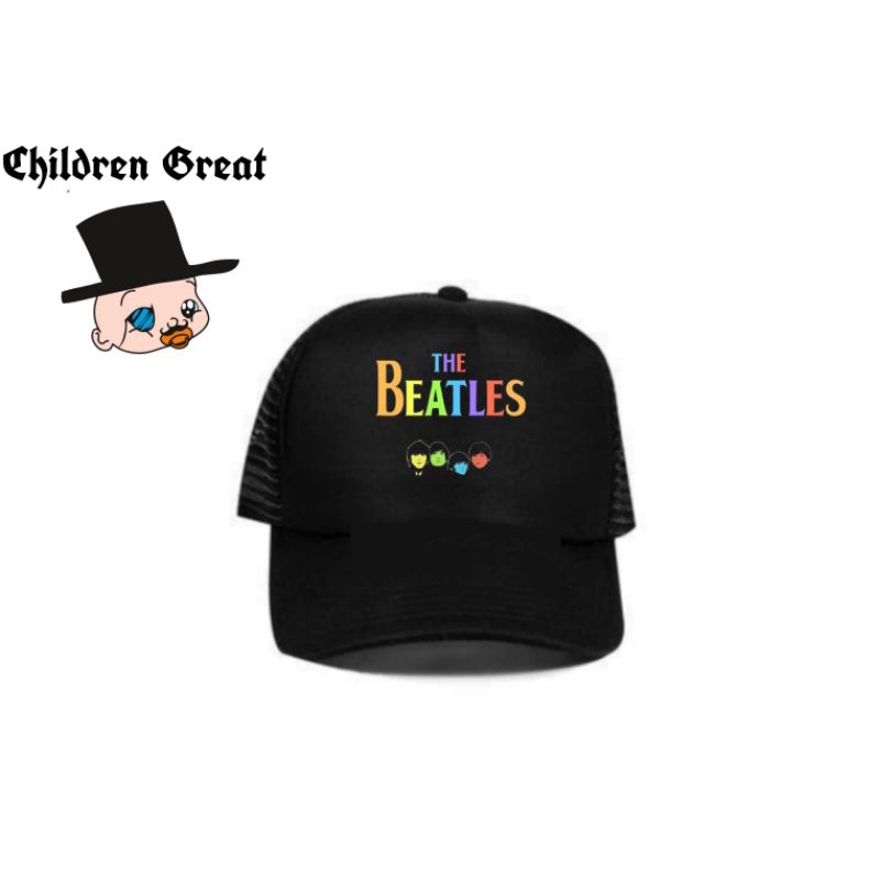 Topi THE BEATLES / topi trucker / topi BAND / topi jaring / topi baseball / topi pria / topi wanita 