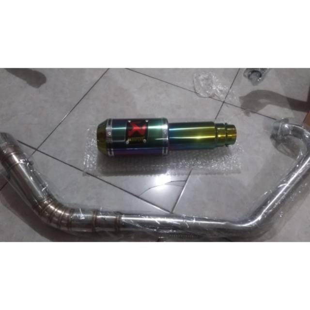 KNALPOT akrapovic vixion , cbr , gsx