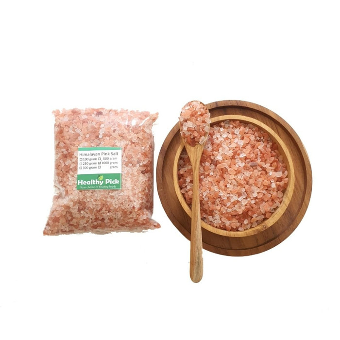 

SPESIAL - HIMALAYAN PINK SALT COARSE 1 KG GARAM HIMALAYA KASAR