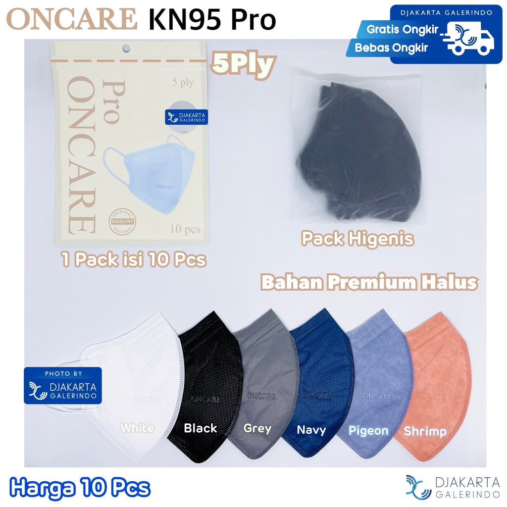 Masker KN95 Pro Oncare Korea 5Ply isi 10Pcs