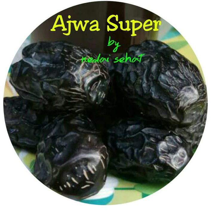 

250gr Kurma Nabi/Ajwa/Ajwah/Azwa Besar Asli Madinah