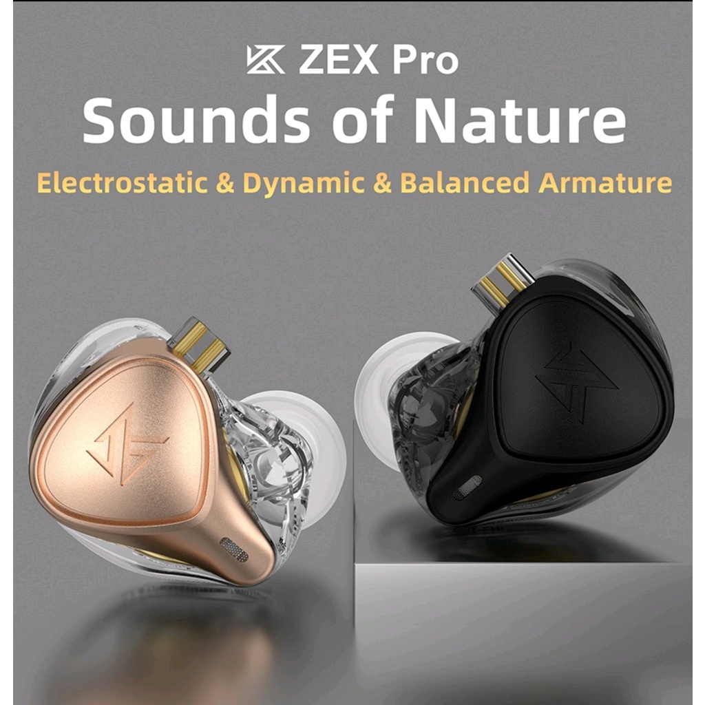 KZ x Crinacle CRN ZEX Pro Knowledge Zenith Dynamic IEM In Ear Earphone