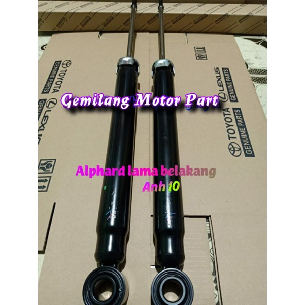 Shockbreaker shock absorber Toyota Alphard Anh10 Anh 10 belakang original