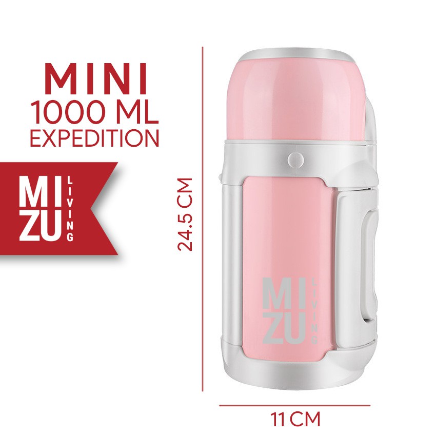 MIZU EXPEDITION 1500ml 2000ml Vacuum Thermos Bottle TAHAN 48 JAM Termos Botol Air Panas Air Es-8