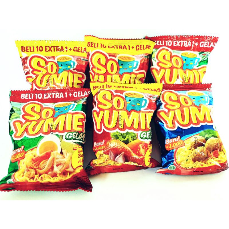 Jual So Yumie Gelas Mie Instant Kuah 10 X 30gr Shopee Indonesia