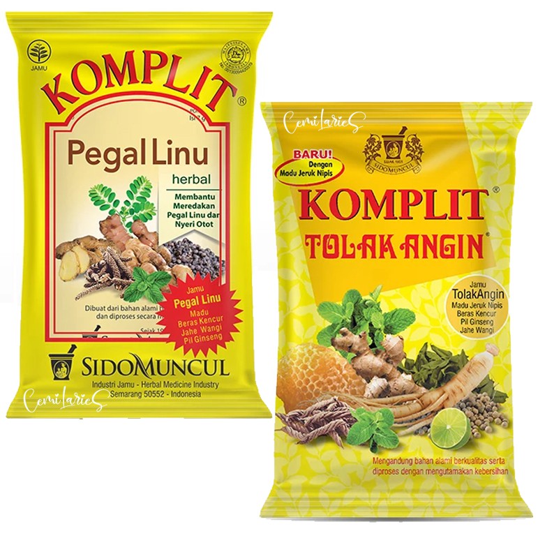 Jual Jamu Komplit Sido Muncul Pegal Linu Tolak Angin Sido Muncul