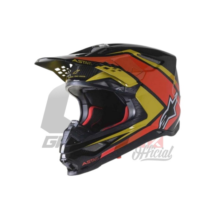 HELM ALPINESTAR SM10 CARBON - BLACK GRAY - M