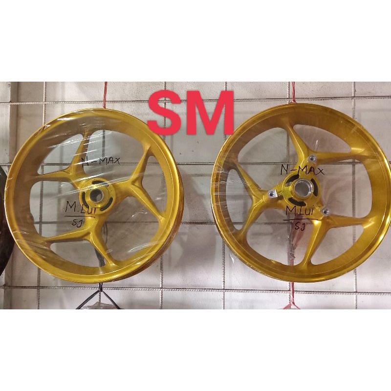 Velg Racing AXIO NMAX Ukuran 3.00/3.50 Ring 14, Depan Double Disc.
