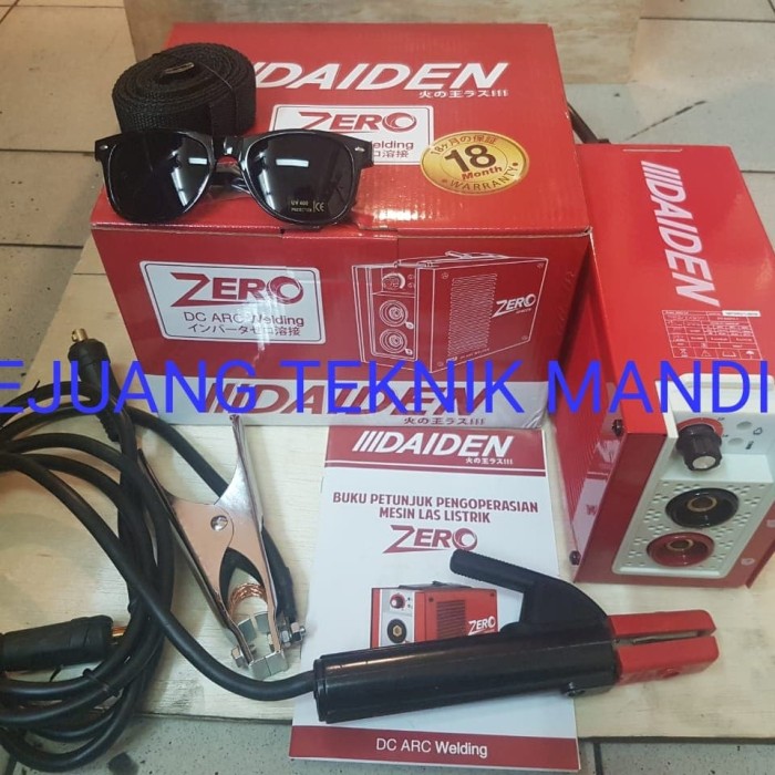 MESIN LAS DAIDEN ZERO / TRAFO LAS INVERTER 900 WATT DAIDEN ZERO 2.6MM