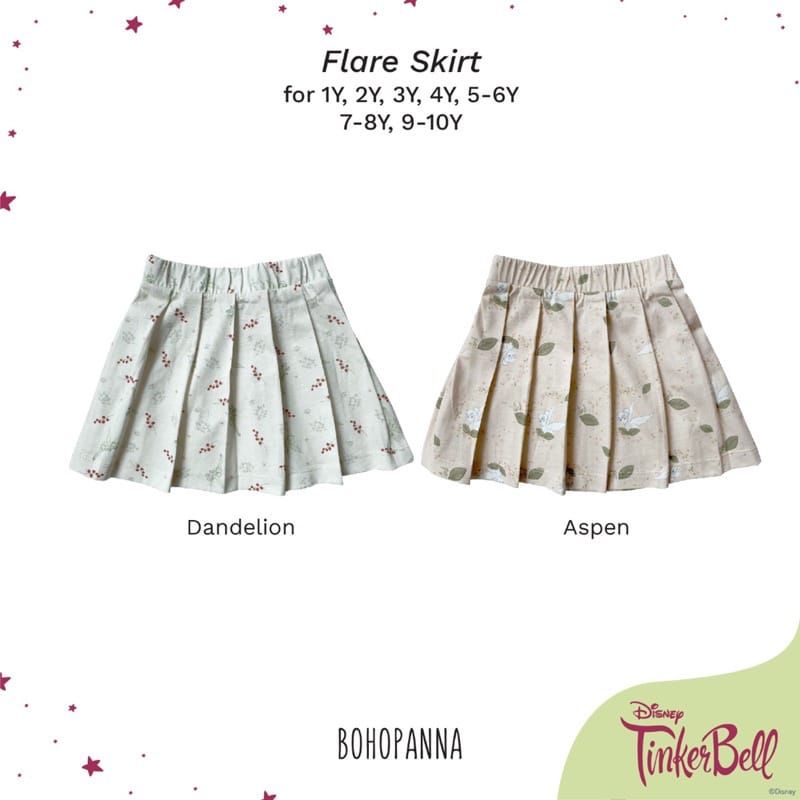 Bohopanna Flare Skirt Disney TinkerBell // Rok Anak Perempuan