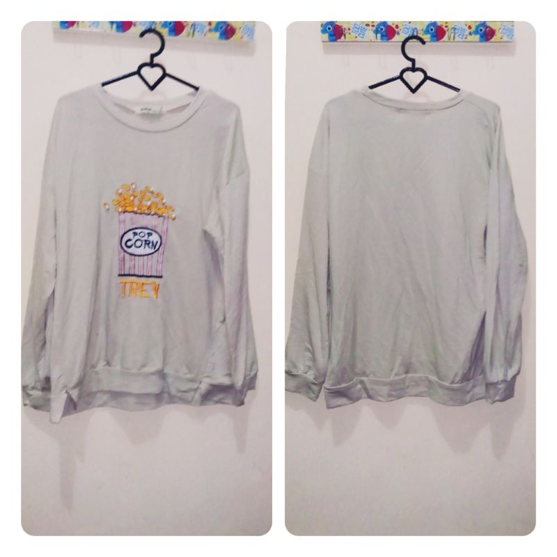 Kaos Casual Wanita Cream