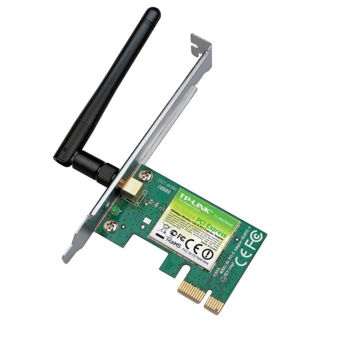 Pci express x1 tp-link wi-fi 150Mbps antenna wireless N Adapter low profile bracket tl-wn781nd - Pcie Pci-e wifi antena