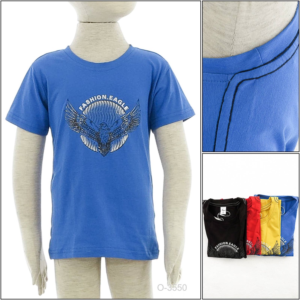 Kaos Anak Cowok Lengan Pendek Cressida12-18