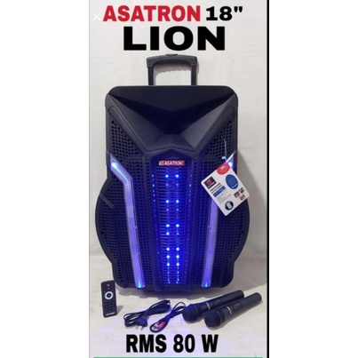 SPEAKER ASATRON PORTABLE 18 INCH LION