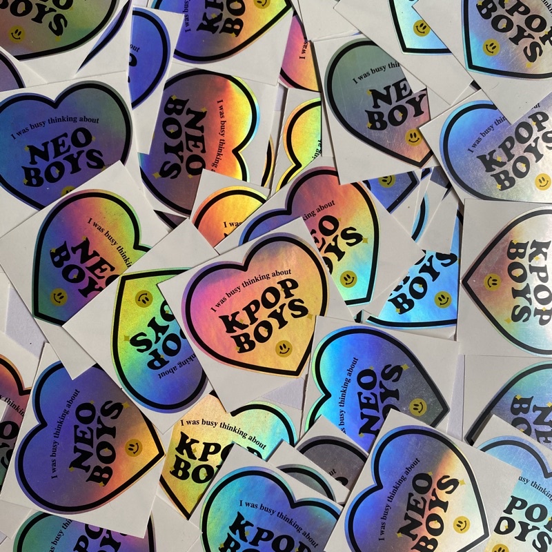 

[HOLOGRAM STICKERS] 2PCS Clown Hologram Sticker / IWBTB Neoboys B4ngtan Boys