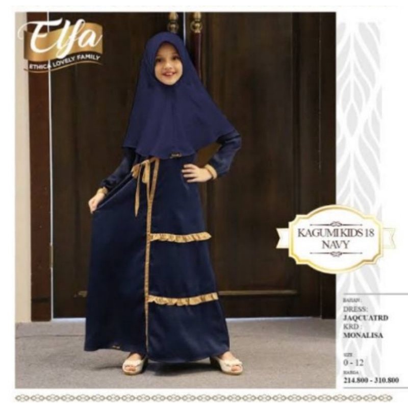 GAMIS ANAK ETHICA KAGUMI KIDS 18 NAVY GAMIS ANAK ETHICA ORIGINAL PRODUK TERBARU DAN TERLARIS ( COD )