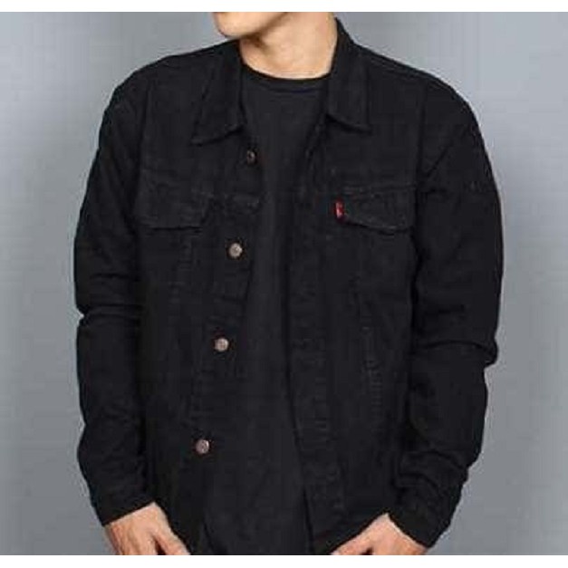 JAKET JEANS DENIM BASIC STANDARD PRIA /Cowok - BioBlitz/BioWash/BiruDongker/Coklat/Hitam