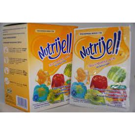 Nutrijell Agar&quot; Jelly Powder Nutrijel Ekonomis Rasa Mangga 15 Gram