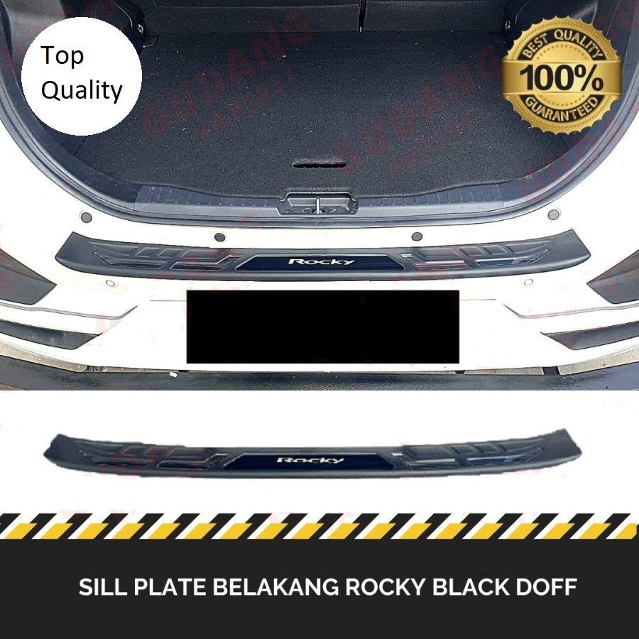 Sillplate Belakang Raize 2021 Black