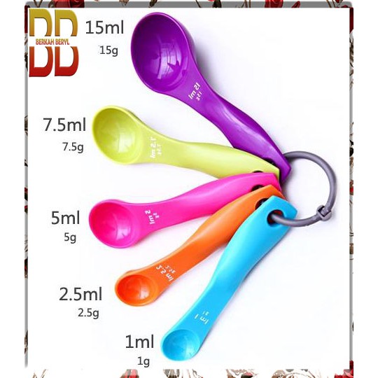 

Supplier Sendok takaran 5 IN 1 / Sendok takaran set