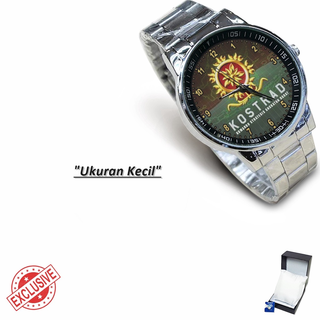 Jam Tangan Rantai Couple TNI KOSTRAD - 1 (Limited Edition)