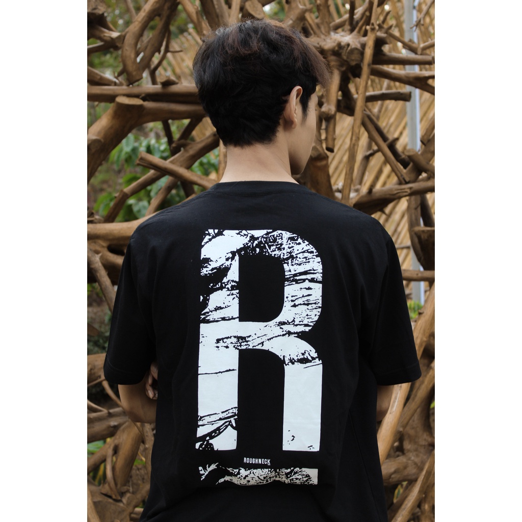 KAOS ROUGHNECK CAMOUFLAG WHITE / KAOS ROUGHNECK PRIA LOGO R / KAOS ROUGHNECK