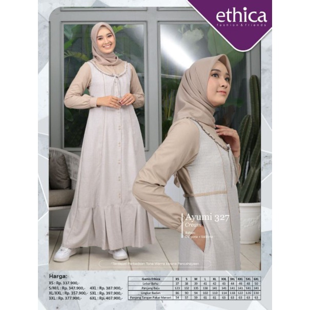 ETHICA GAMIS AYUMI 327 BLACK CREAM GREEN