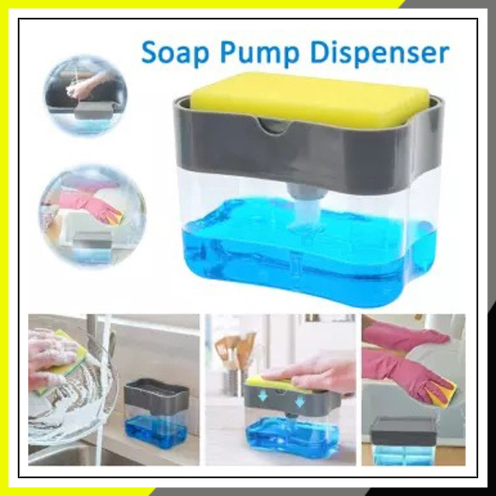 Dispenser Sabun Wastafel Dapur Holder Tempat Sabun Cuci Piring Wadah Sabun Cuci Piring
