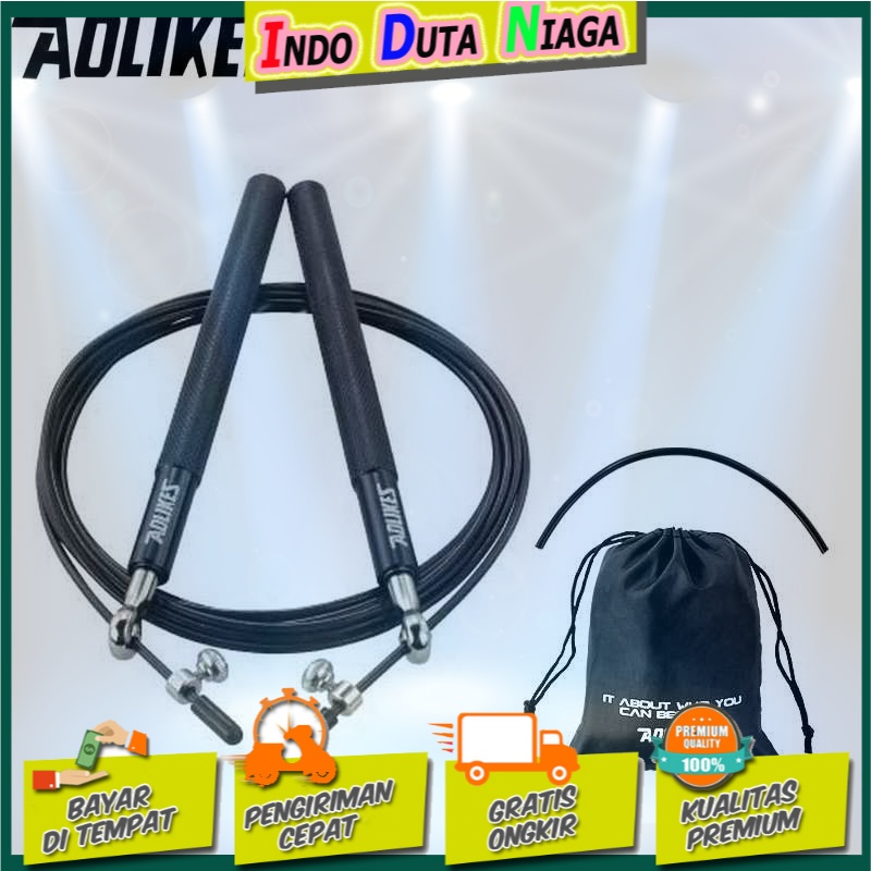 AOLIKES Tali Skipping Jump Rope Steel Wire Bearing - 3202