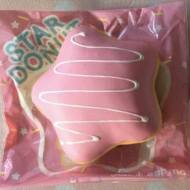 Squishy creamiicandy creamii candy donut star bintang donuts jumbo original rare