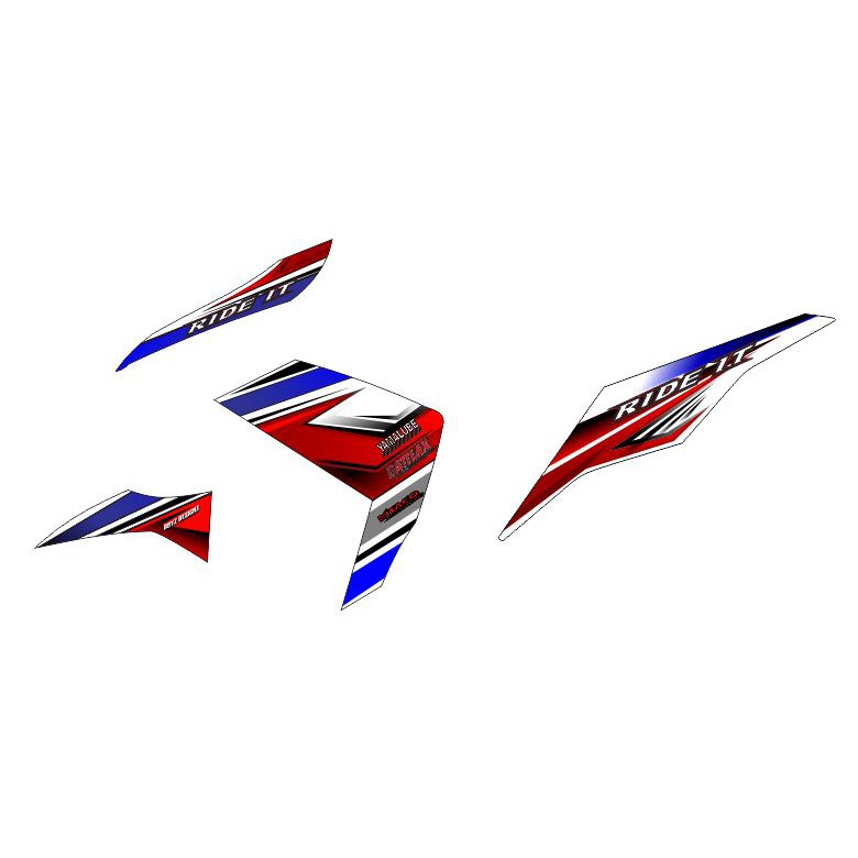 Striping Stiker Mio M3 Racing -  Bukan decal full body Grafis Racing M3