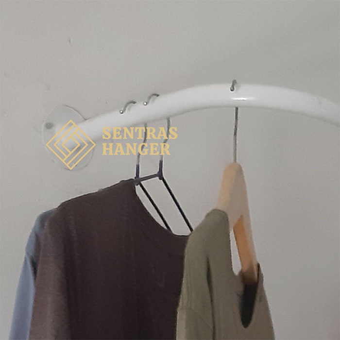 Gantungan Baju Dinding/Gantungan Baju Tembok/Gantungan Baju Besi/Gawang Baju