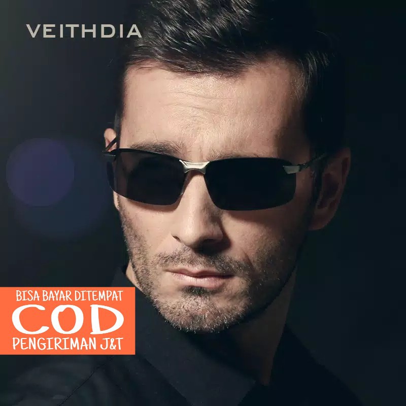 COD Kacamata Pria Viethdia Anti UV 400  Polarized 3043