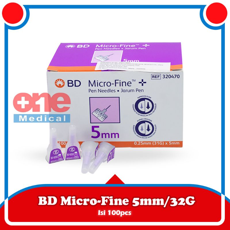 Insulin Pen Needles BD Micro-Fine 5mm | Jarum Pen Insulin