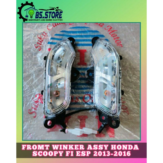 LAMPU SEN SEIN DEPAN HONDA SCOOPY FI ESP 2013 2014 2015 2016 | FRONT WINKER SCOOPY FI | RITTING DEPAN HONDA SCOOPY FI ESP 2013-2016