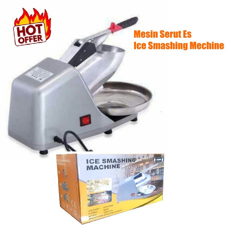 Mesin Serut Es Ice Crusher Ice Smashing Machine. Mesin Es Kepal