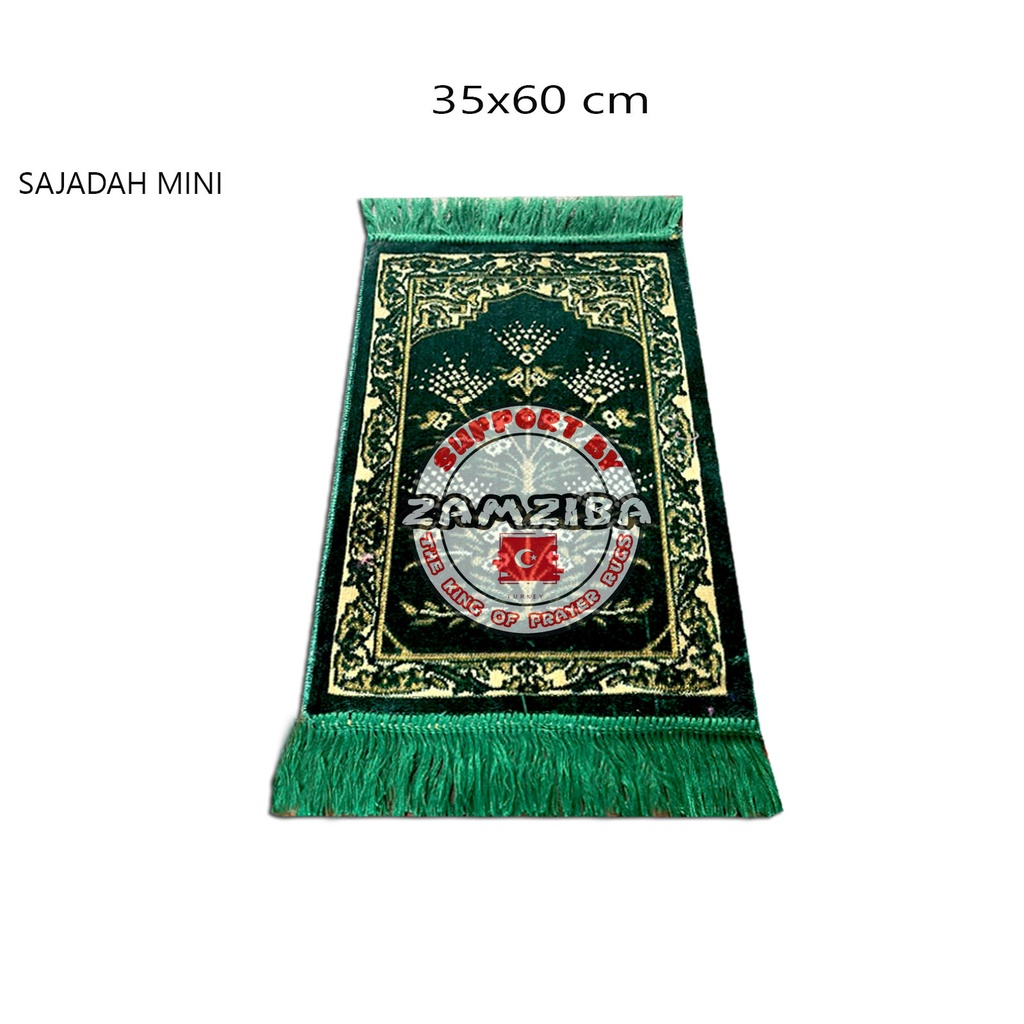 Best Seller Real Pict Sajadah Muka Sajadah Sujud Turkey  Ukuran 35x60 Sejadah Turki Oleh Oleh Haji