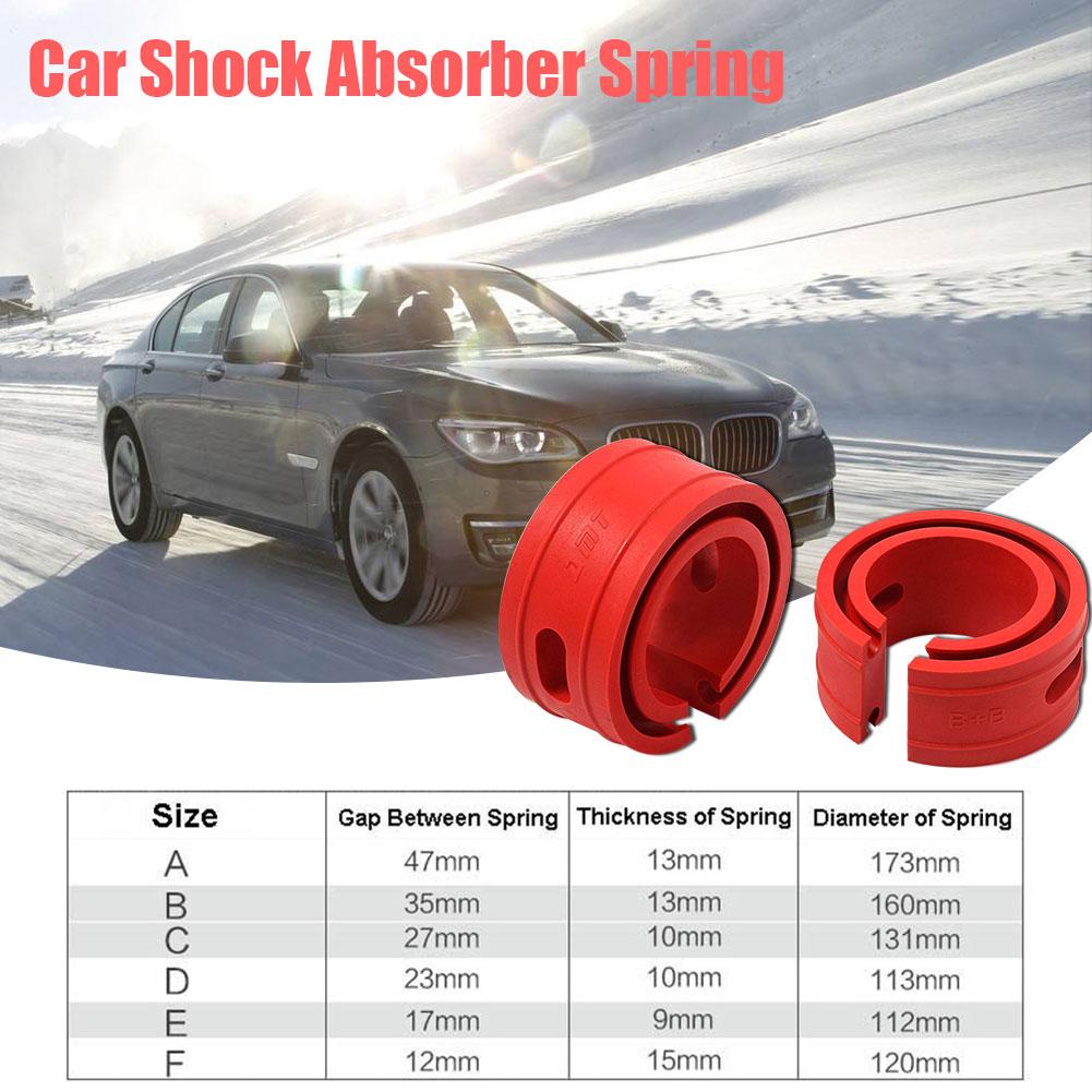 2PCS Dumper Peredam Mobil Proshock Universal Spring Buffer Karet Shockbreaker Peredam Guncangan Spring Buffer Mobil Bemper Bumper Shock Absorber Auto Universal Untuk Kendaraan (Per Mobil)tipe C
