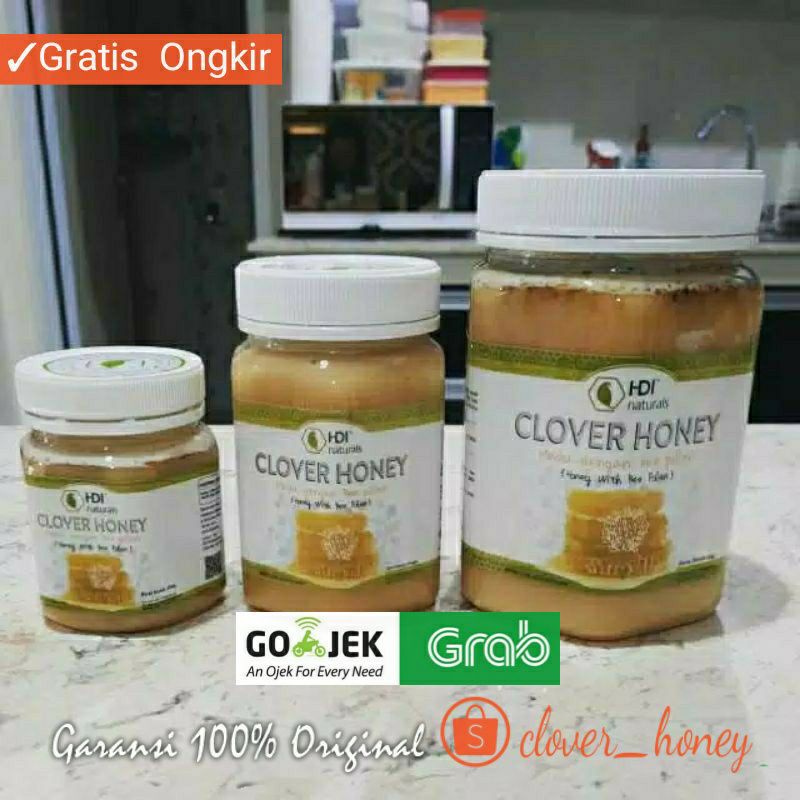 Madu HDI clover honey 1kg original dijamin asli