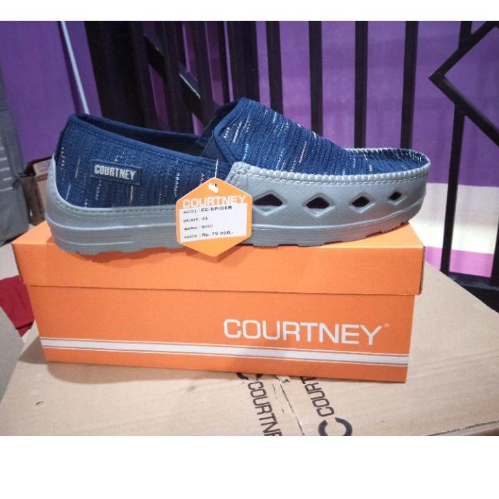 Wow Murah Meriah.. sepatu pria/sepatu slop/sepatu karet/sepatu courtney ardiles/SPIDER