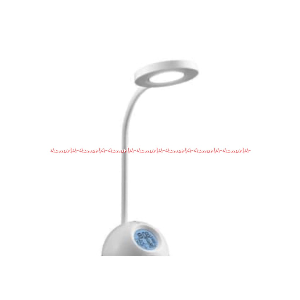 Eglare Desk Lamp Lampu Meja Led Bulat Caldim Putih Hitam Eklare