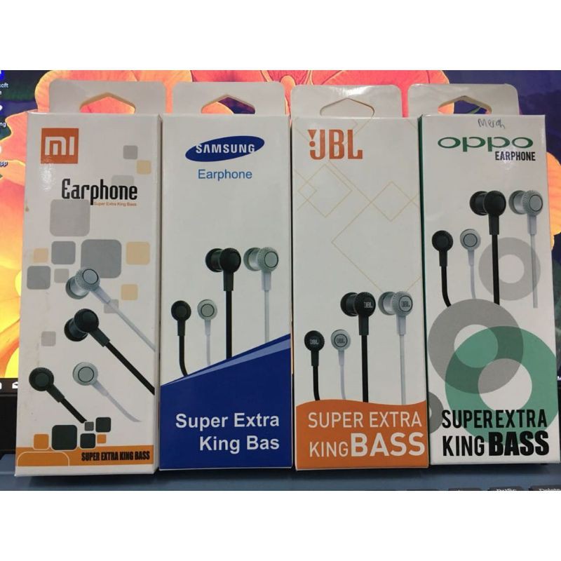 Headset SUPER KING EXTRA BASS - EARPHONE SUPER BASS