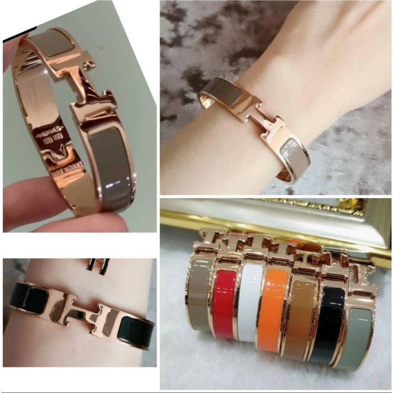 Restok Gelang titanium premium Logo Bracelet Clic clac Stainless steel Ori  Premiun  quality