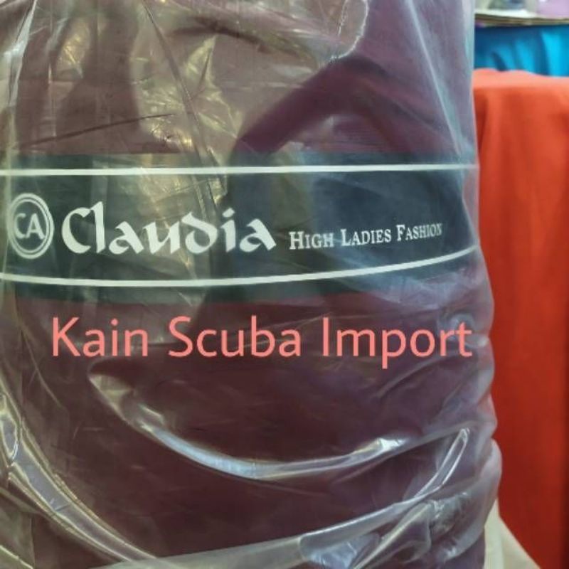Promo 12.12 Sale Kain SCUBA PREMIUM. Kain scuba claudia. Bahan scuba. Kain scuba polos - meteran. Ka
