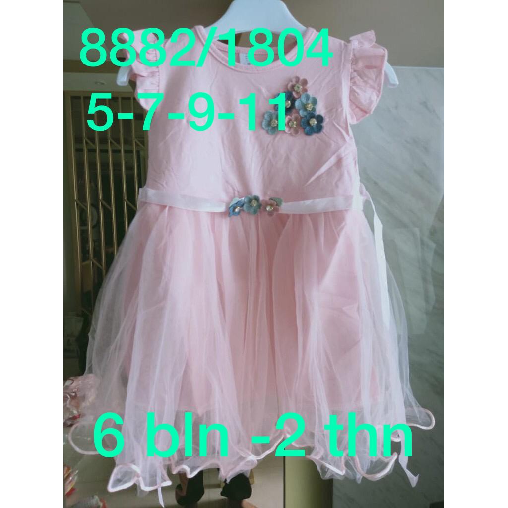 1804/8882 ANAK dres anak pesta terbaru /baju anak termurah import