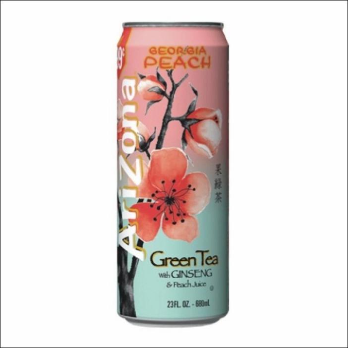 

ARIZONA DRINK GEORGIA PEACH GREEN TEA 652 ML MINUMAN IMPORT USA