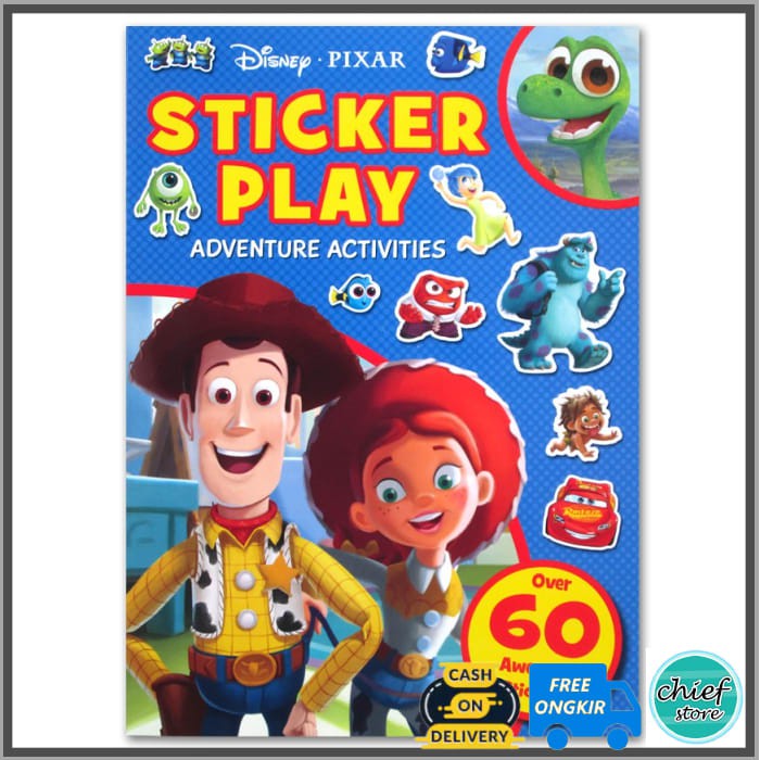 

Buku Sticker Disney Pixar Sticker Play Adventure Activities (Over 60 Awesome Stickers!)